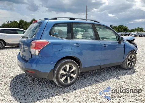2017 Subaru Forester 2.5I z USA, uszkodzony, nr VIN JF2SJABC0HH465136